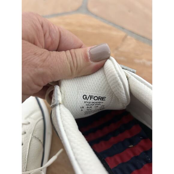 G/Fore Kiltie Disruptor Spikeless Golf Shoe White Leather Womens 9 G4LS21EF14 LS - Picture 6 of 8